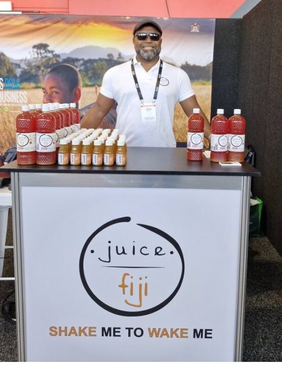 Juice Fiji product showcase overseas