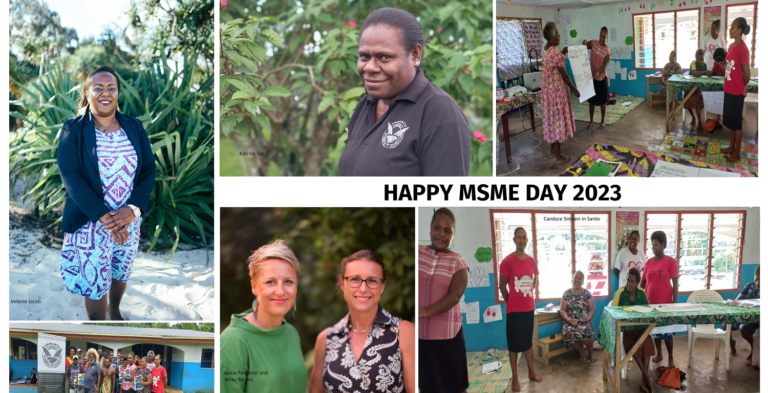 Vanuatu BLP network MSME Day 2023 collage