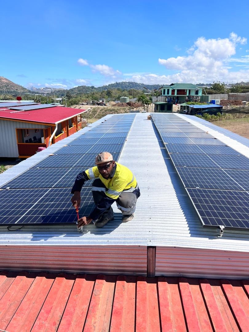 Rooftop Solar Panel Installation