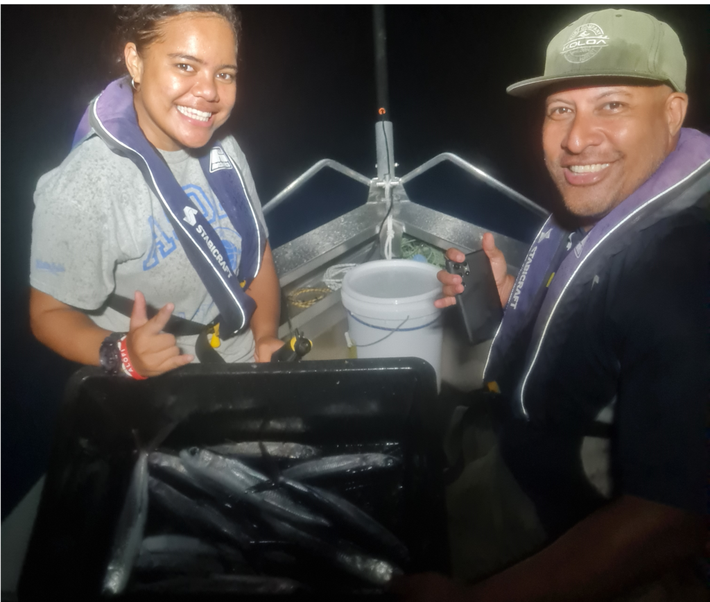 Niue Wahoo Fishing late at night