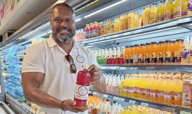 Panapasa Daunakamakama juice brand in Fiji