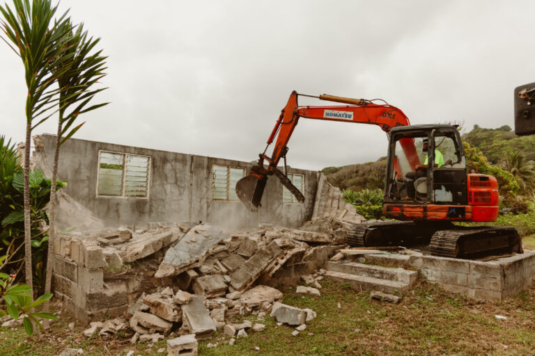 AVA Excavation site in Cook Islands
