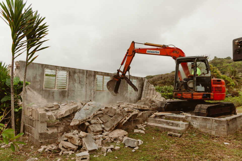 AVA Excavation site in Cook Islands