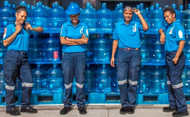 Many strong women are working with the team of Purewater