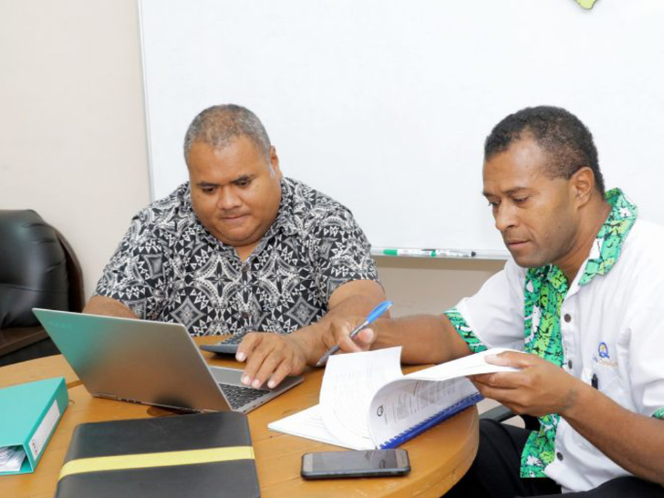 Co-founders of Qavio Consulting working together
