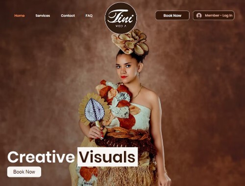 Tini Media Website Homepage
