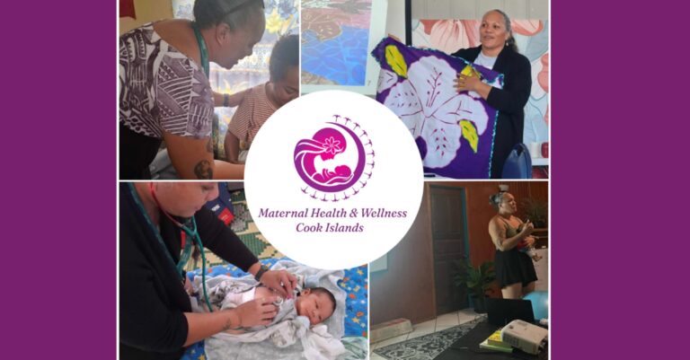 Collage of Maternal Health and Wellness Cook Islands Logo