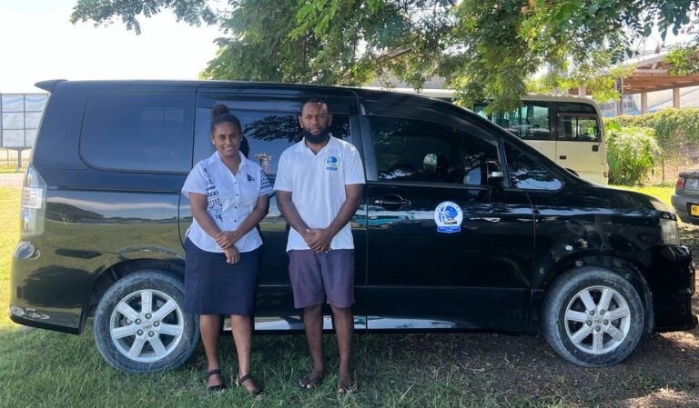 Community Transport Team with Service Vehicle