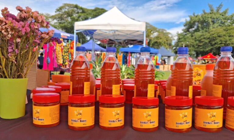 Frieda's Honey Jars at a fair
