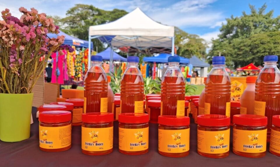 Frieda's Honey Jars at a fair