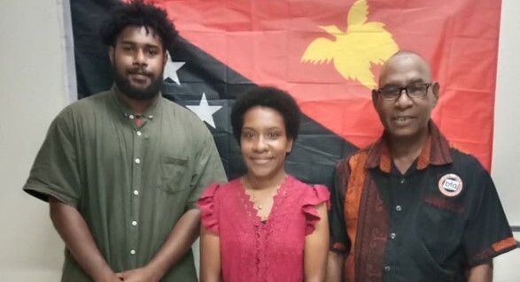 Emmanuel Bogino and team Papua New Guinea