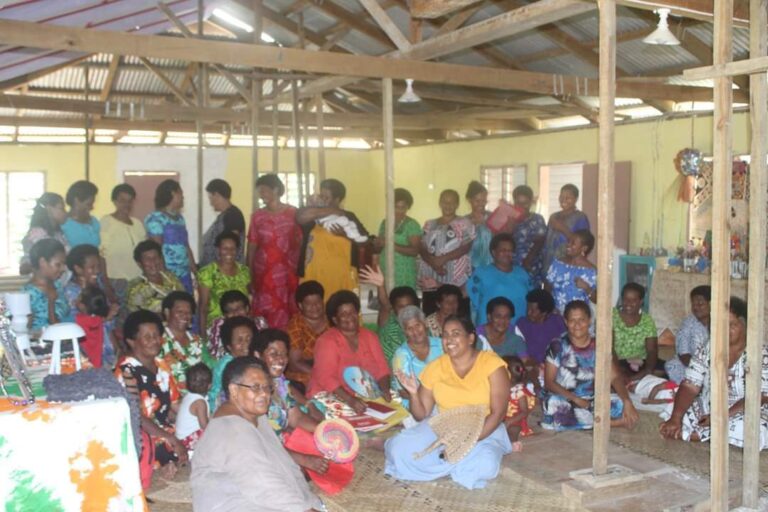 A women community are in a cottage