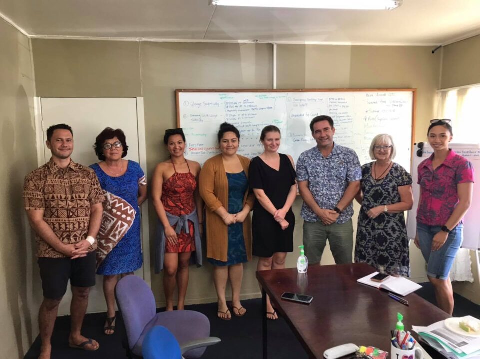Private Sector Task Force team working together in a office