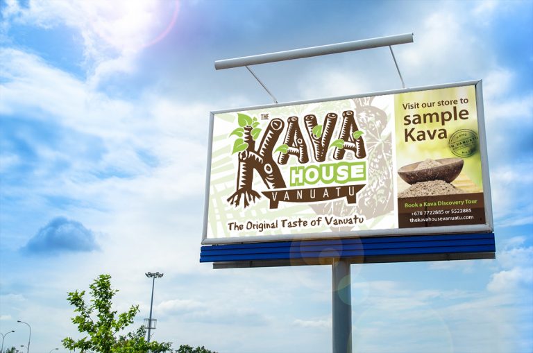 Kanva is advertising its product on a billboard