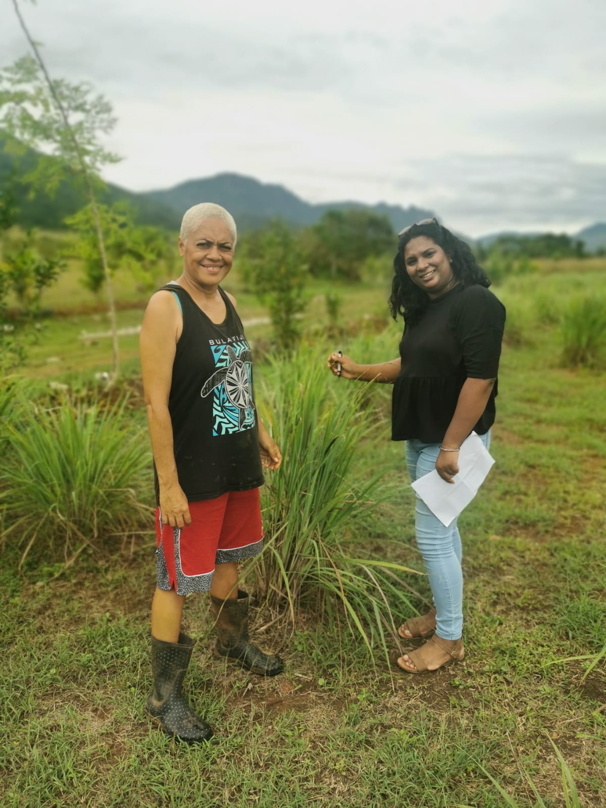 Girls from Vee’s Organic Farm proud of their amazing land