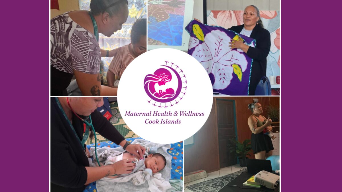 Collage of Maternal Health and Wellness Cook Islands Logo