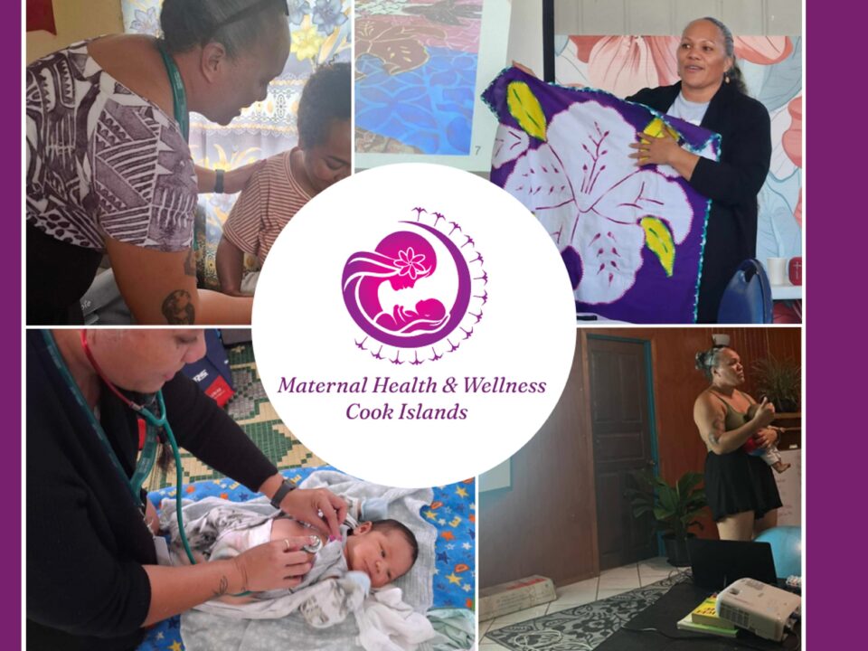 Collage of Maternal Health and Wellness Cook Islands Logo