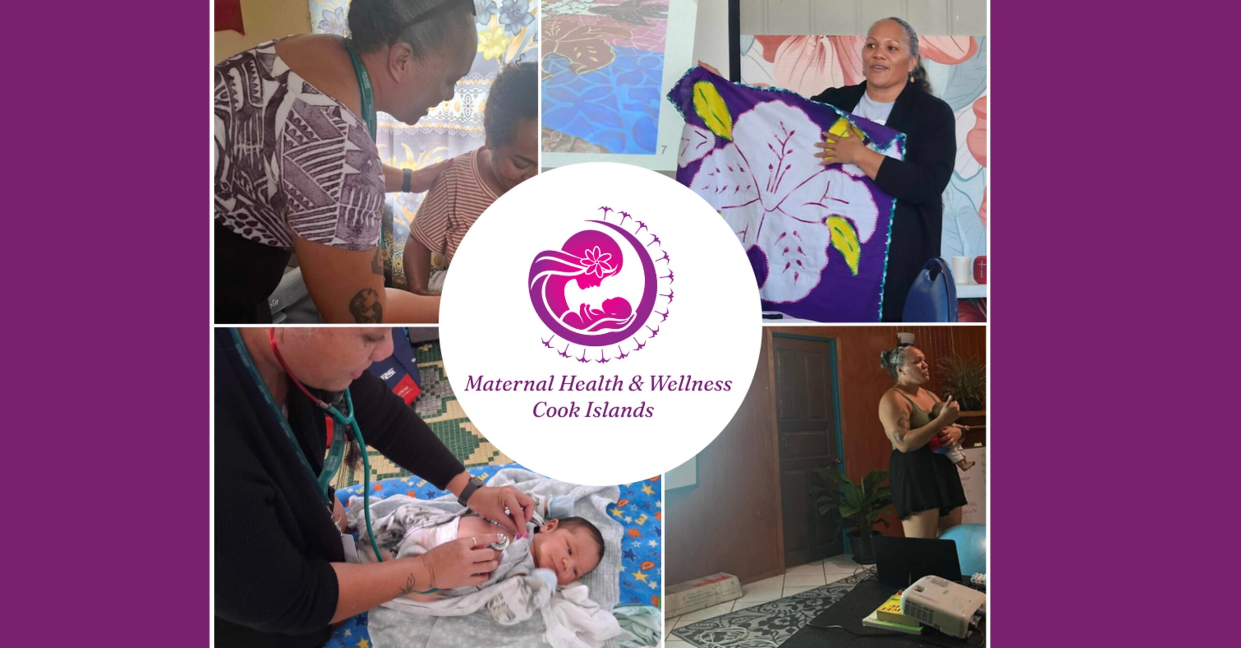 Collage of Maternal Health and Wellness Cook Islands Collage of Maternal Health and Wellness Cook Islands Logo