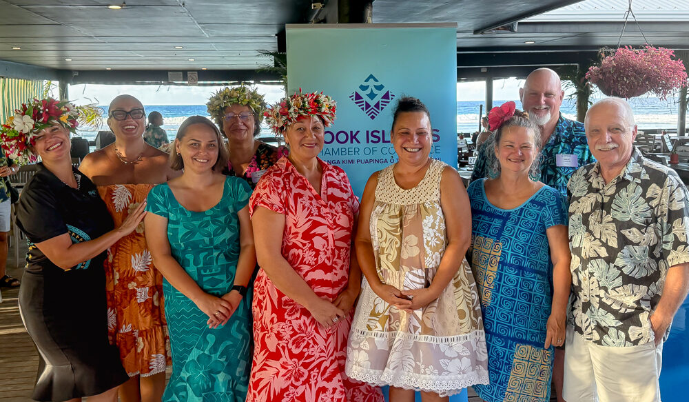 Cook Islands Chamber of Commerce – Group Event Cook Islands Chamber of Commerce members group photo